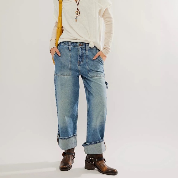 We The Free Denim - We The Free Mid-Rise Cuff Jeans Women's Size 31